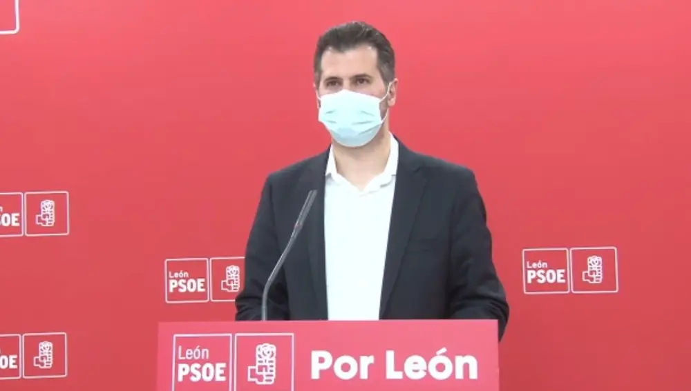 El secretario general del PSOECyL, Luis Tudanca.PSOECYL/ZOOM16/02/2021