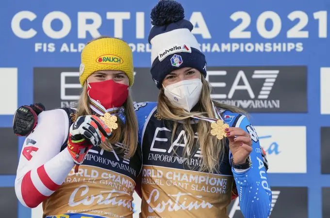 Triple oro en paralelo para Marta Bassino, Katharina Liensberger y Mathieu Faivre 