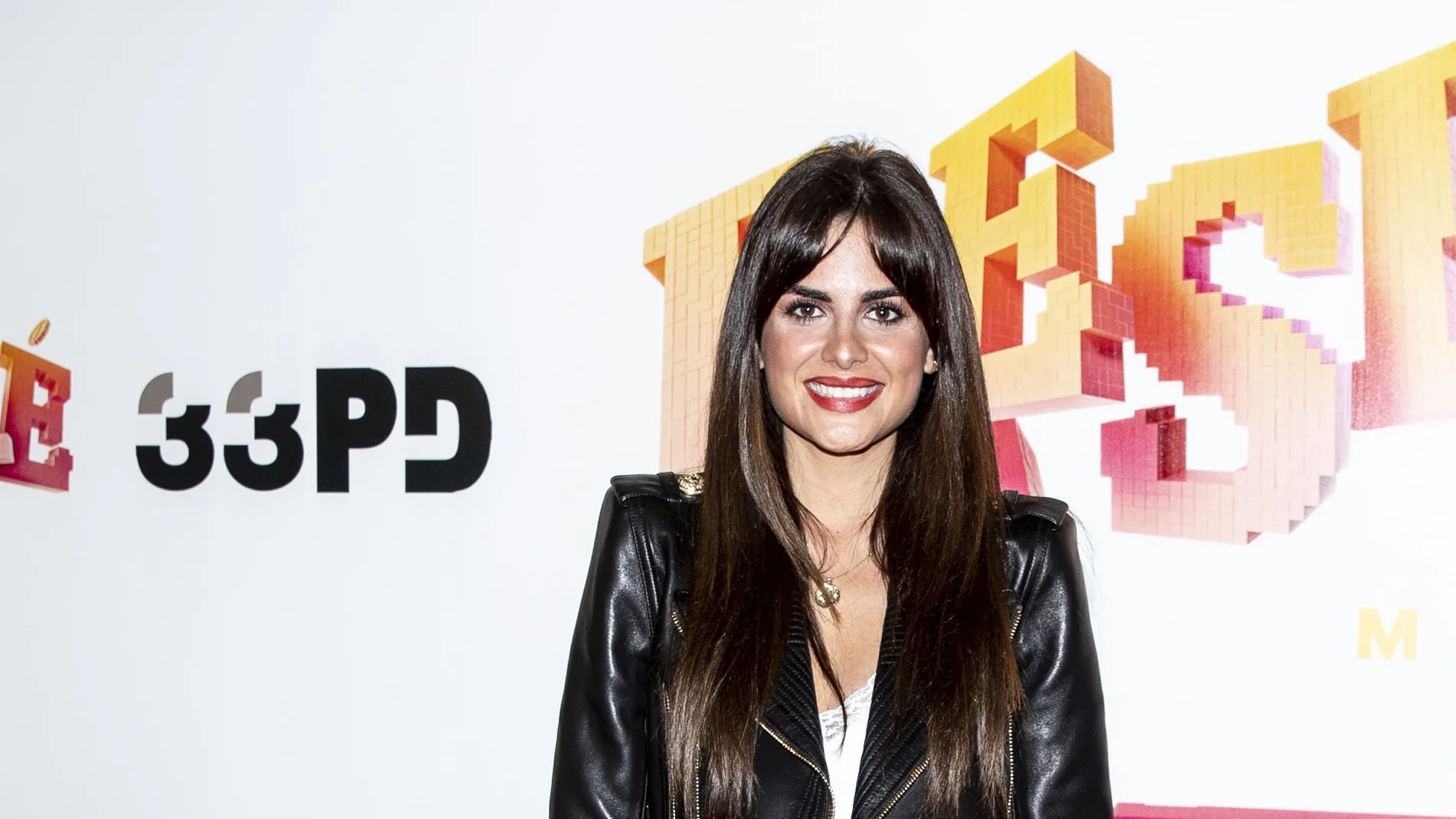 Alexia Rivas at photocall for premiere musical Resistire in Madrid.