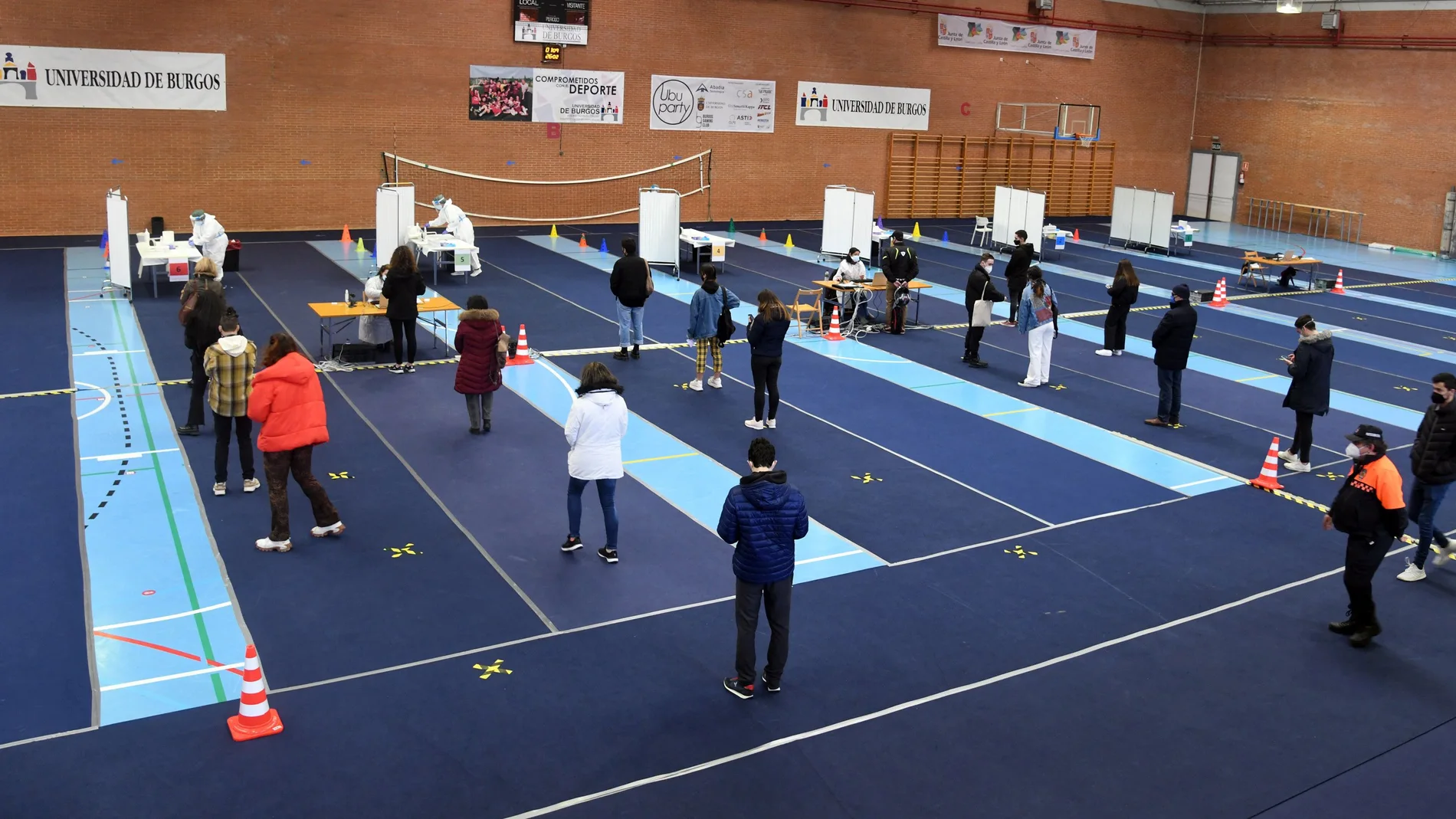 Cribado masivo en la Universidad de Burgos