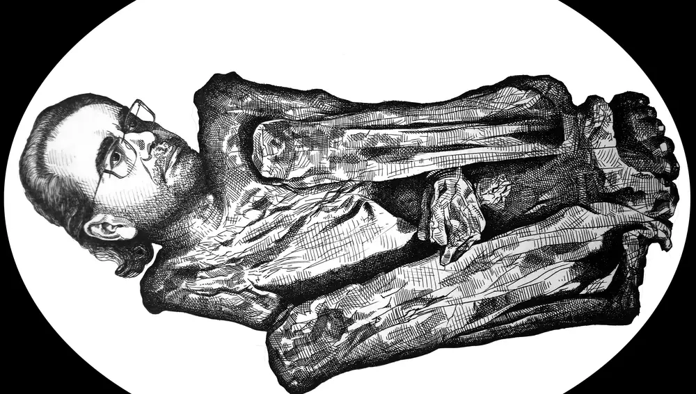 Mi cuerpo como el de una momia del desierto de Atacama