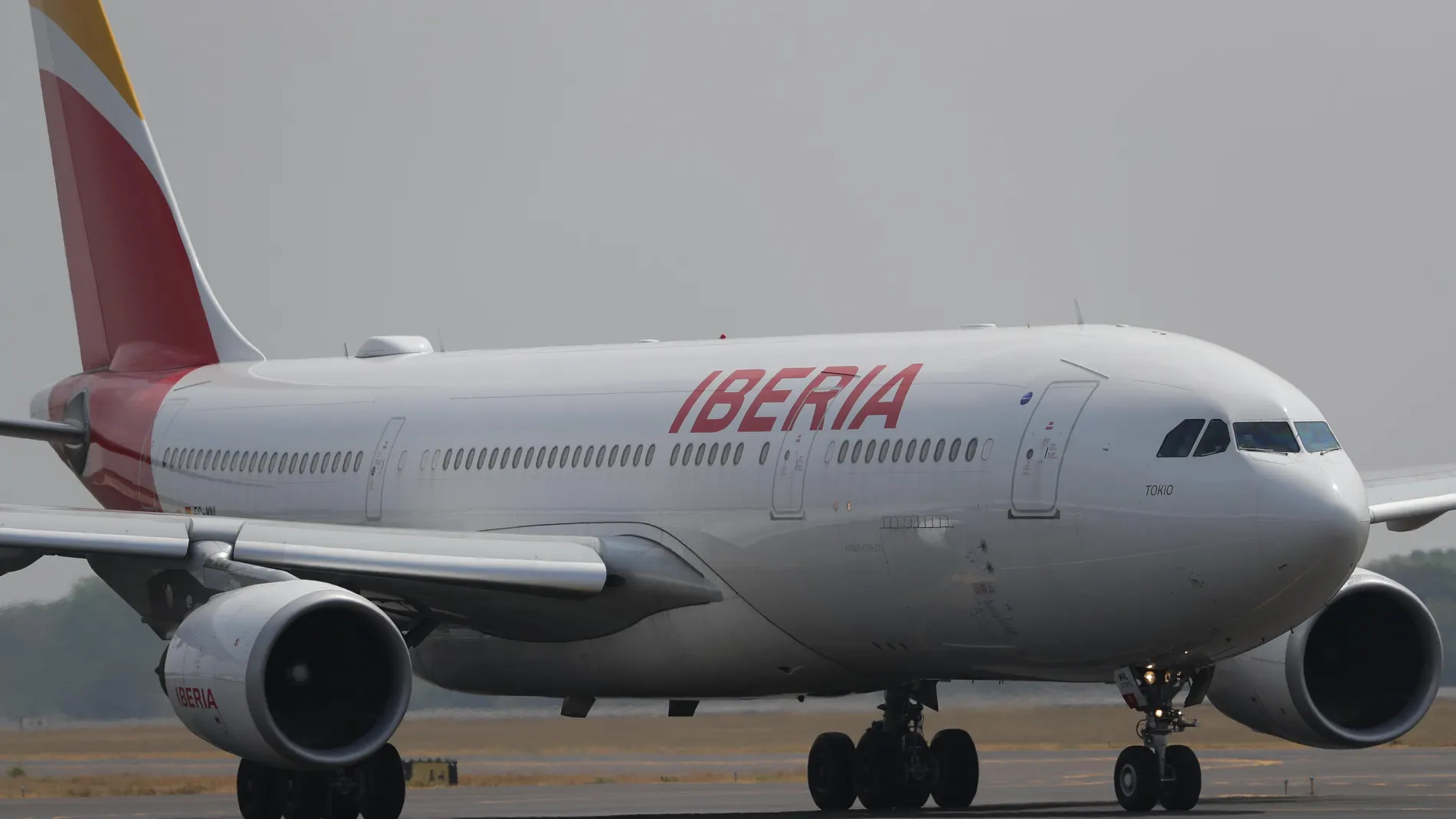Un avión de Iberia en El Salvador