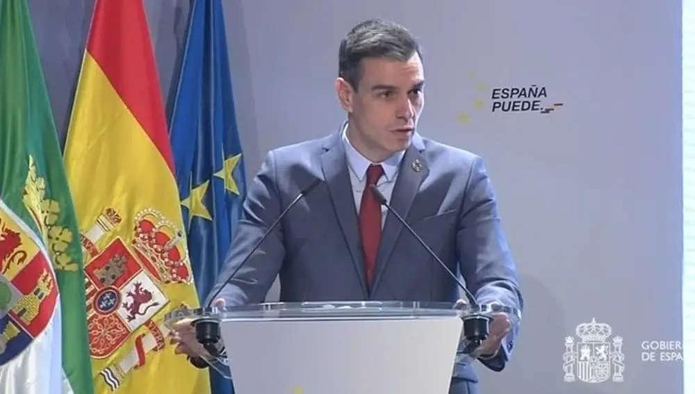 El presidente del Gobierno, Pedro Sánchez