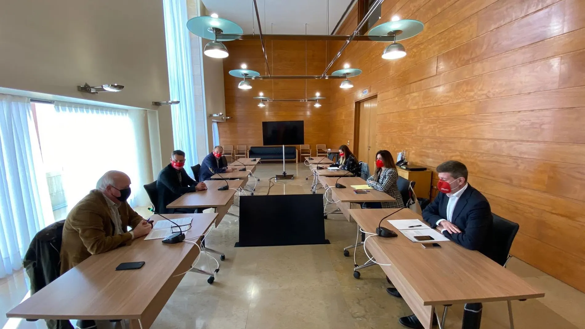 Reunión de los responsables de Hostemur con el Ayuntamiento de Murcia