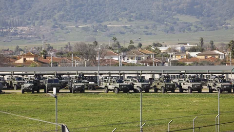 Actual Acuartelamiento de San Fernando en la barriada El Higuerón situada en la Carretera de Puesta en Riego, junto a la línea ferroviaria Córdoba