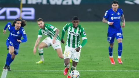 Emerson con el Betis.