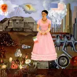 &quot;Autorretrato en la frontera entre México y Estados Unidos&quot;, de Frida Kahlo