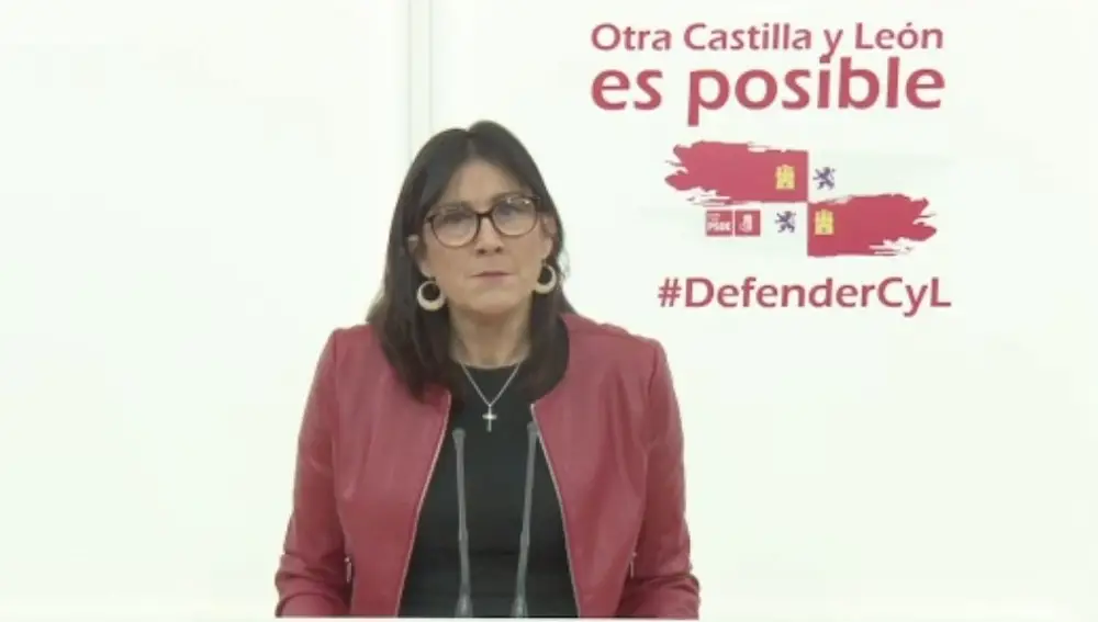 La secretaria de Organización del PSCyL, Ana Sánchez.EUROPA PRESS.22/02/2021