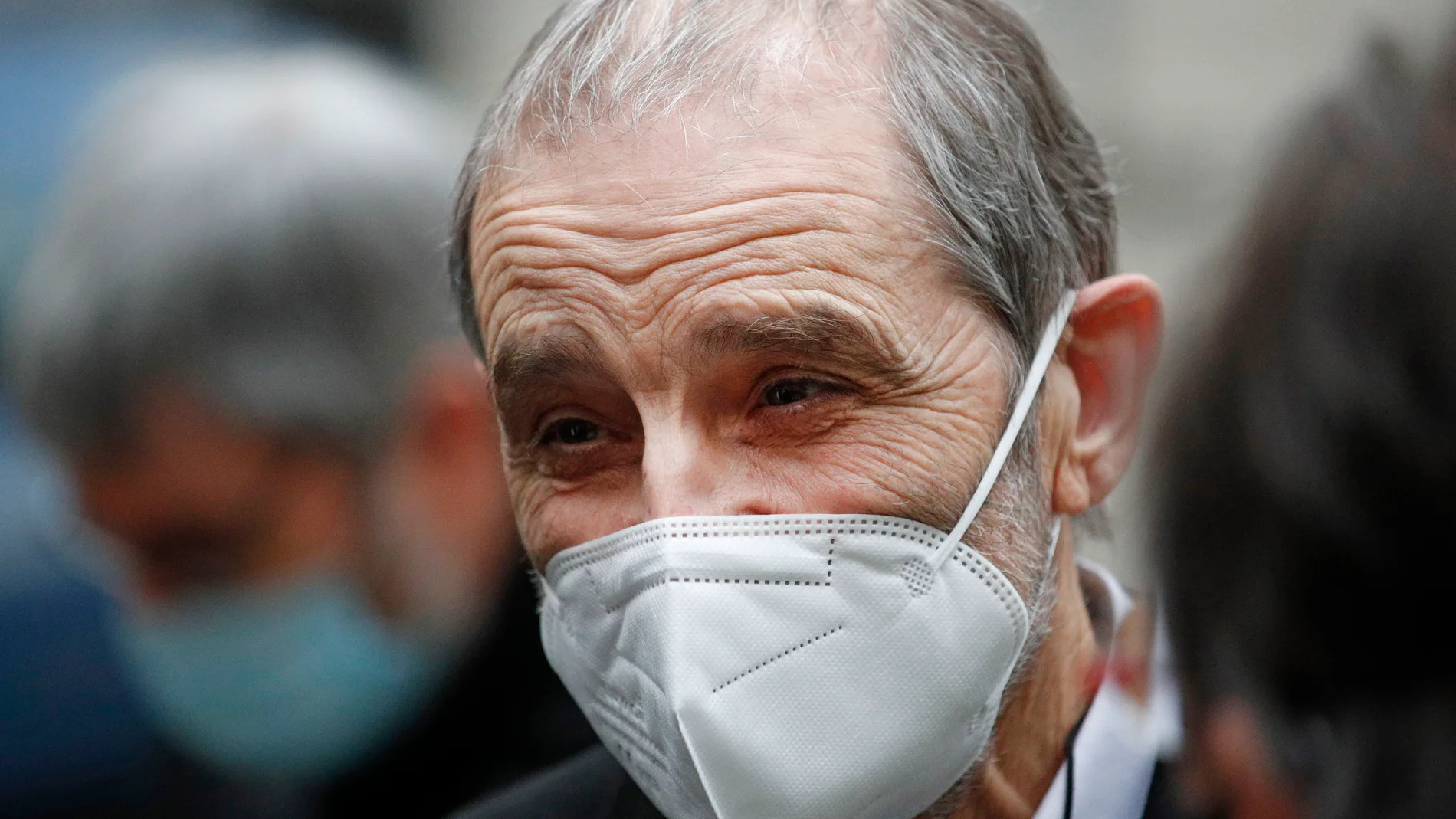 "Josu Ternera", el pasado lunes en el Palacio de Justicia de París, tras suspenderse el primero de los dos juicios que tiene pendientes en Francia