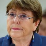 FILE PHOTO: United Nations High Commissioner for Human Rights Michelle Bachelet attends a session of the Human Rights Council at the United Nations in Geneva, Switzerland, February 27, 2020. REUTERS/Denis Balibouse/File Photo
