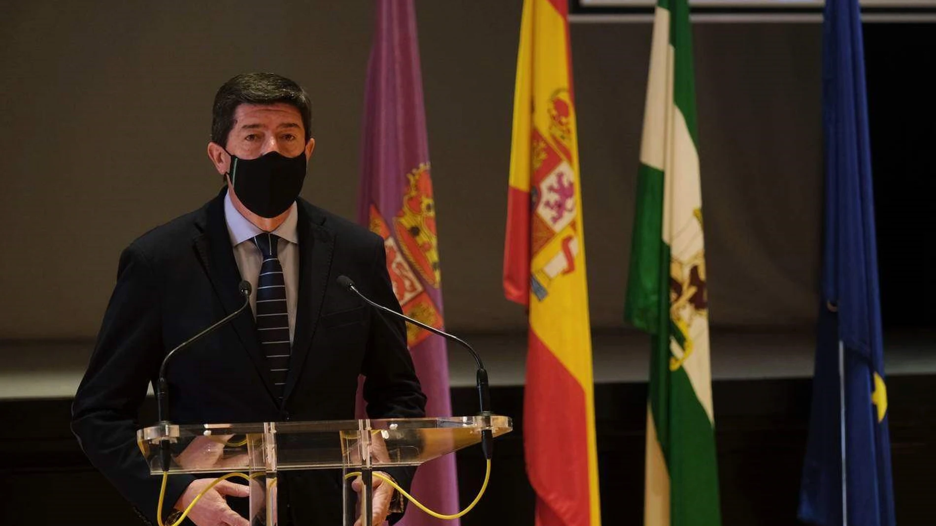 El vicepresidente de la Junta y consejero de Turismo, Regeneración, Justicia y Administración Local, Juan Marín, en una foto de archivo.JUNTA DE ANDALUCÍA19/02/2021