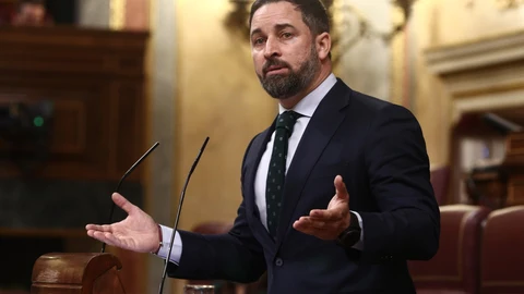 El líder de Vox, Santiago Abascal