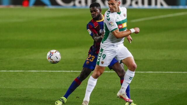 Lucas Boyé con el Elche.