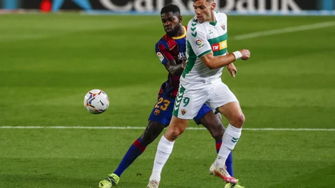 Lucas Boyé con el Elche.