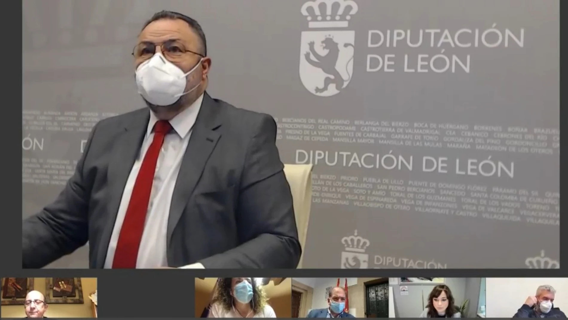 El presidente de la Diputación de León, Eduardo Morán24/02/2021