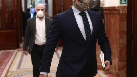El líder de Vox, Santiago Abascal