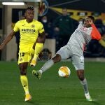 Pervis Estupiñán con el Villarreal.