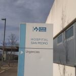 Servicio de urgencias del hospital San Pedro, en Logroño, desde el que Ghali ha lanzado el mensajeEUROPA PRESS (Foto de ARCHIVO)