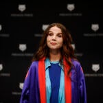Victoria Abril, durante la rueda de Prensa de los Premios Feroz, el pasado 25 de febrero