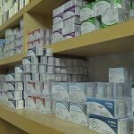 Imagen de la cantidad de medicamentos incautados