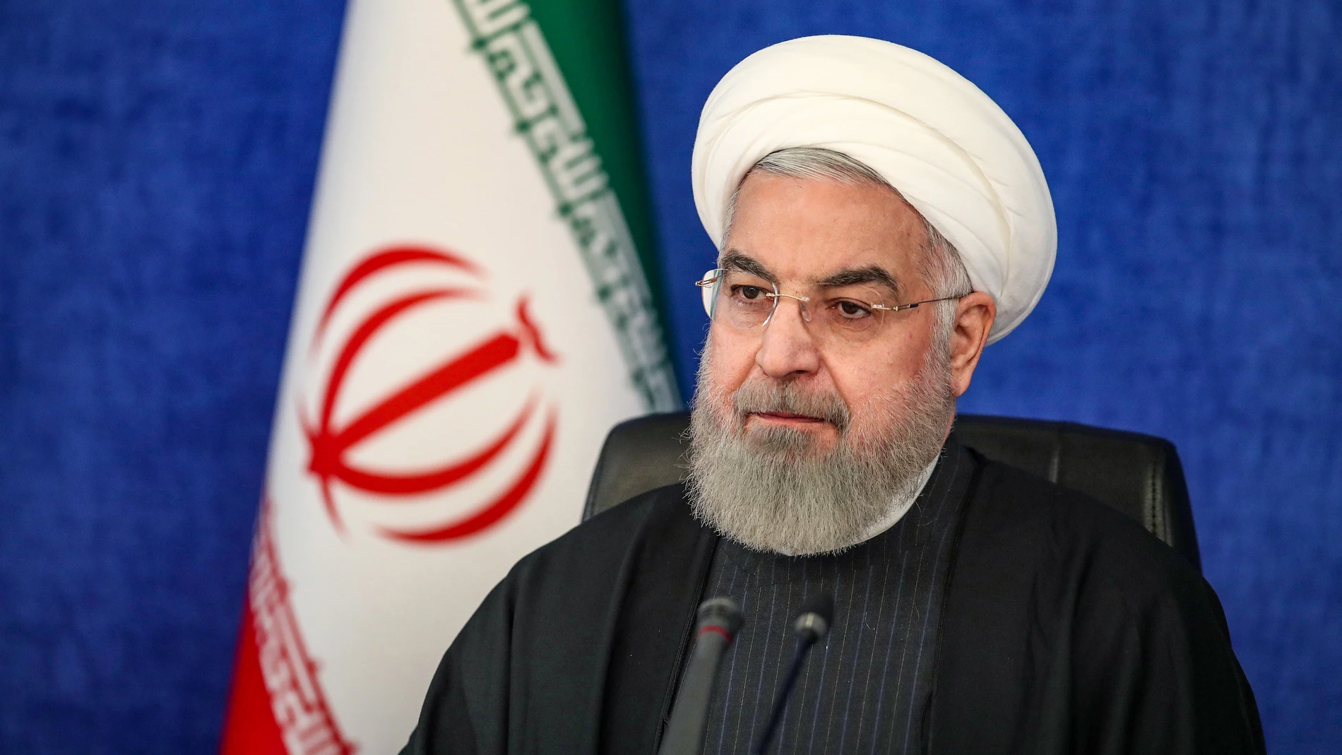 El presidente iraní Hasán Rohaní