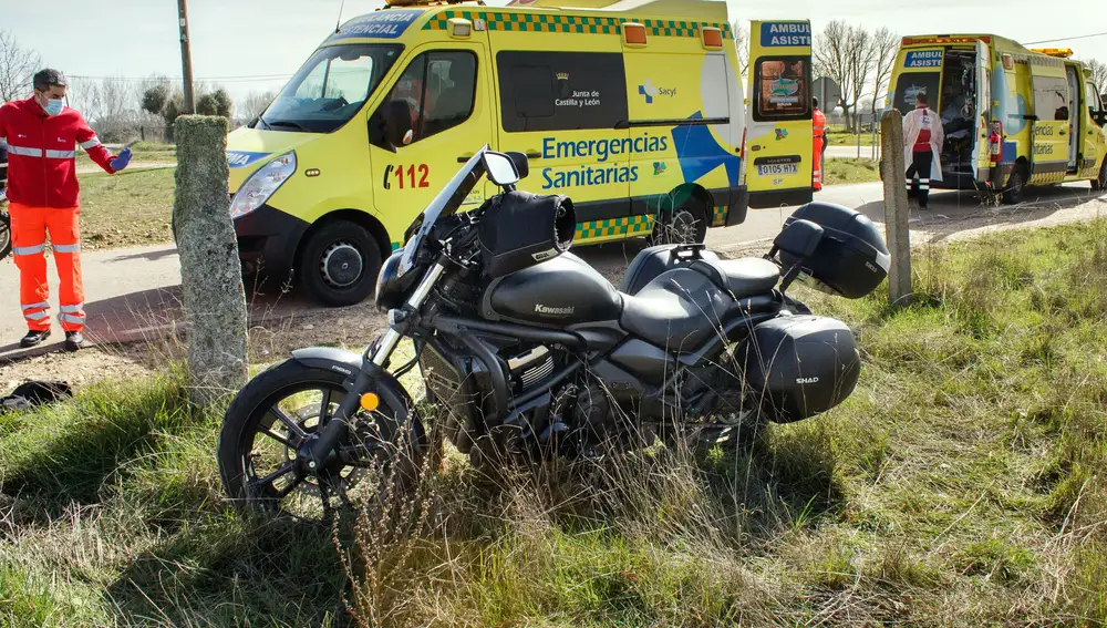 Motorista herido en uno de los accidentes