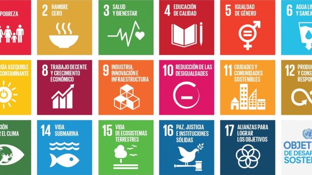 Imagen que muestra los 17 objetivos de la Agenda 2030