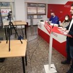 Luis Tudanca, secretario regional del PSOE, interviene en el Comité Provincial del PSOE de Palencia