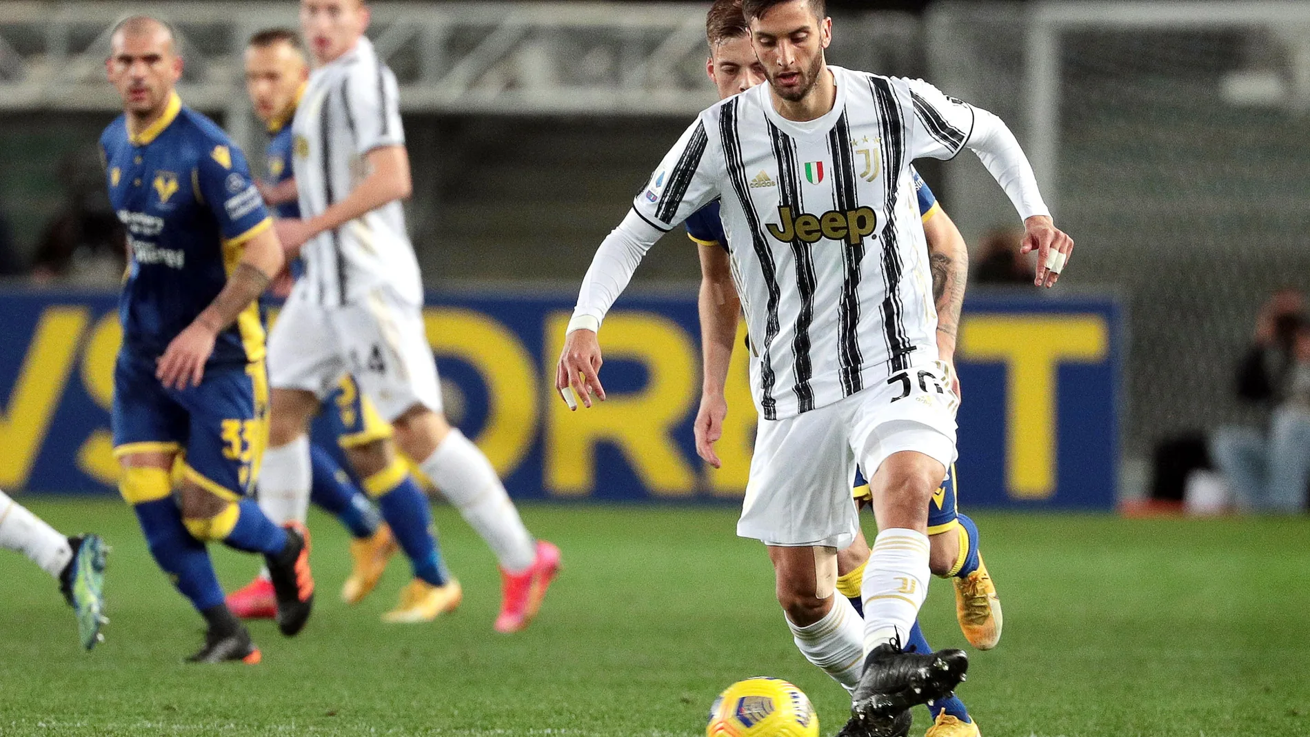 Rodrigo Bentancur con la Juventus.