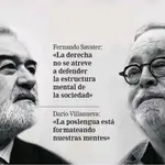 Darío Villanueva y Fernando Savater