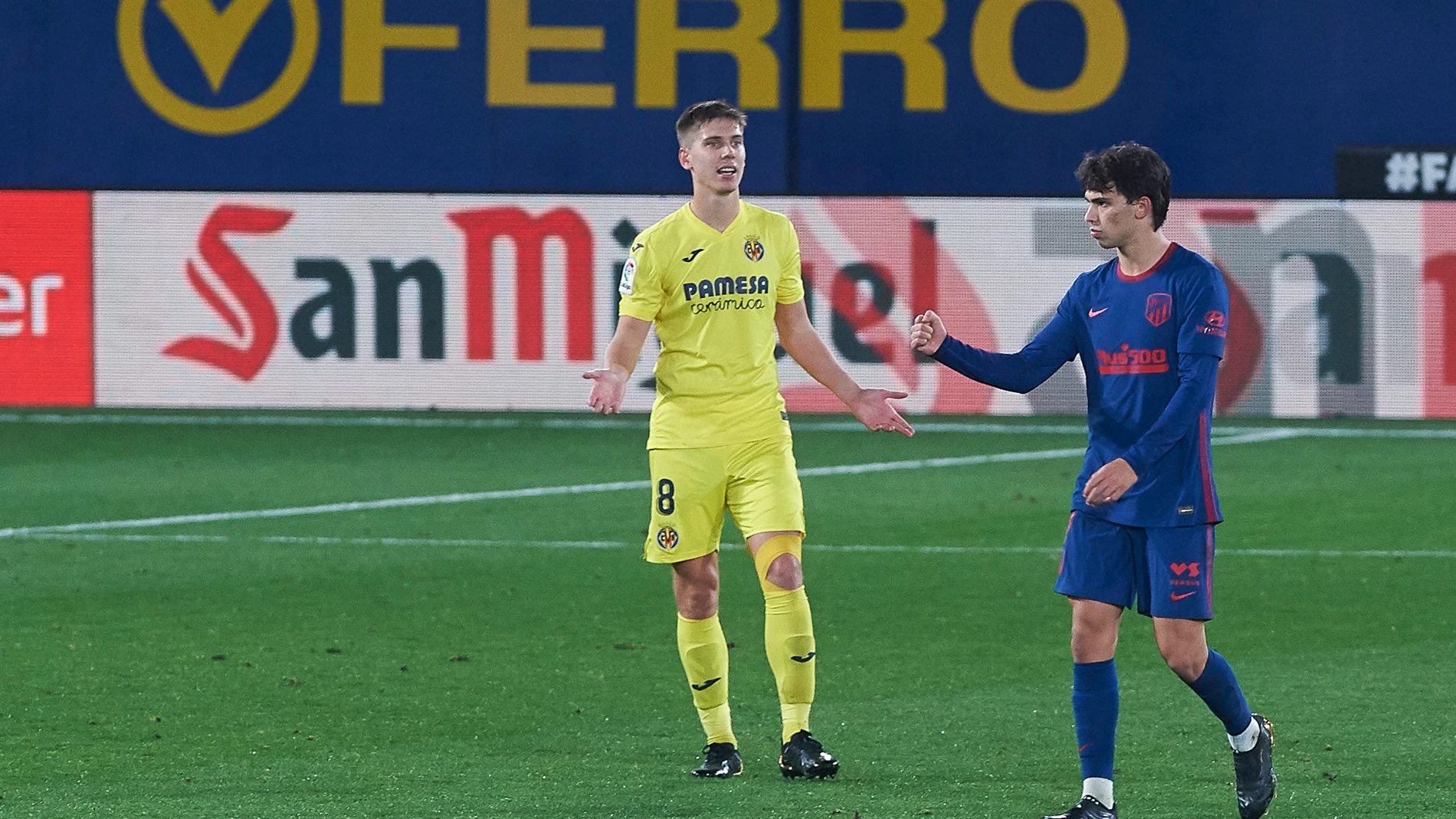 Joao Felix marcó un gol y se enfadó en el Atlético-Villarreal