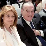 FERNANDO FERNANDEZ TAPIAS Y NURIA GONZALEZ DURANTE UN ACTO EN EL AYUNTAMIENTO DE MADRID.