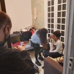 Hugo Ndiaye se prepara para una prueba de actuación