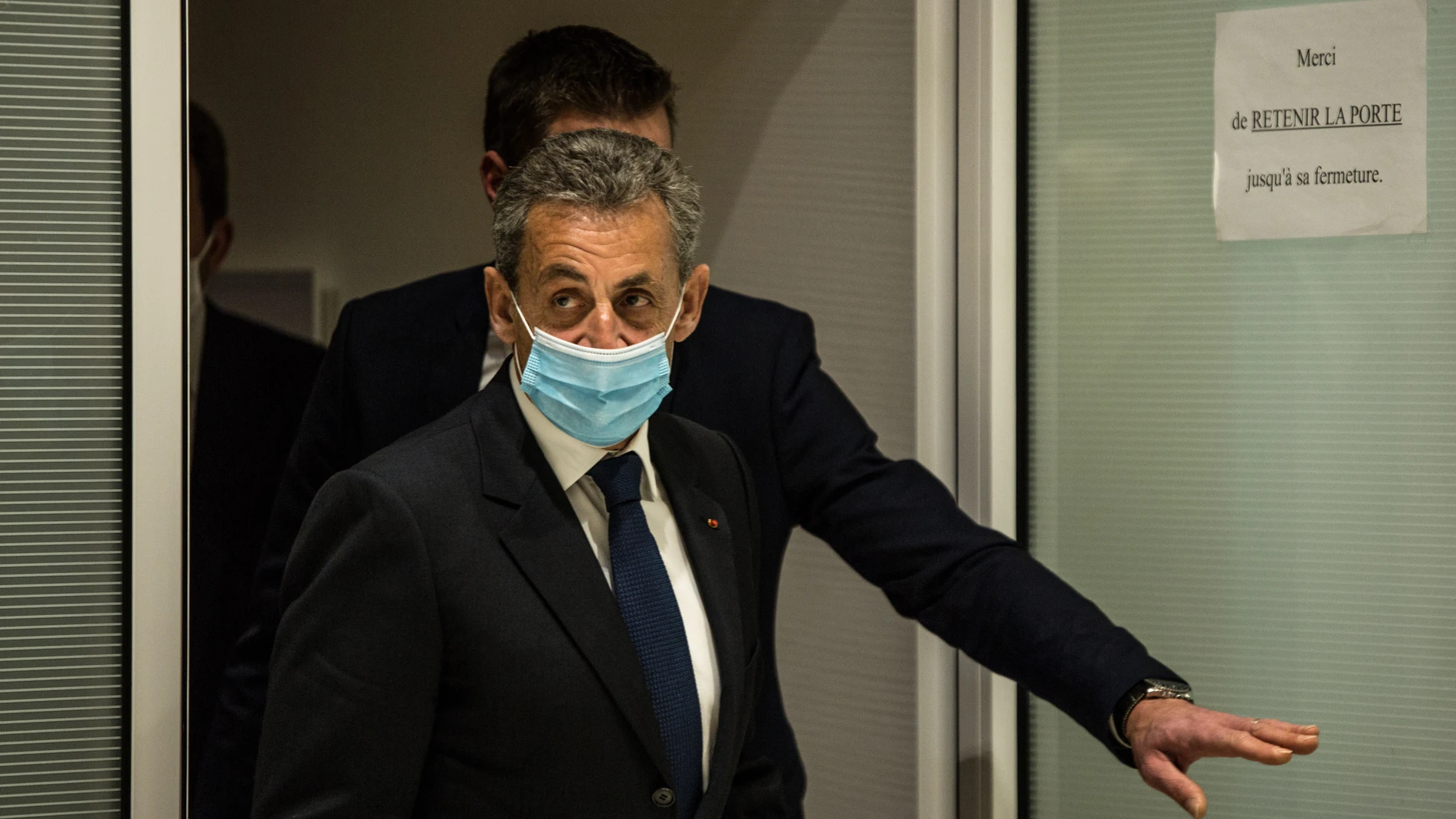 El expresidente francés Nicolas Sarkozy en un tribunal de París