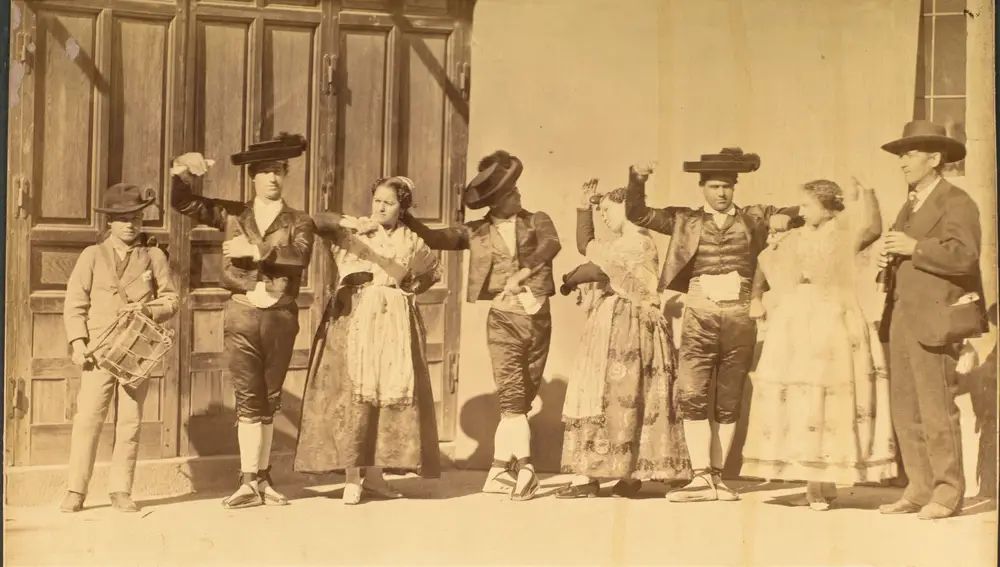 Un grupo de castellonenses en 1878