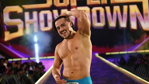 El mexicano Ángel Garza, ex-campeón de peso crucero de WWE y el primero que ha invitado formalmente a luchar al cantante Bad Bunny / FOTO: WWE