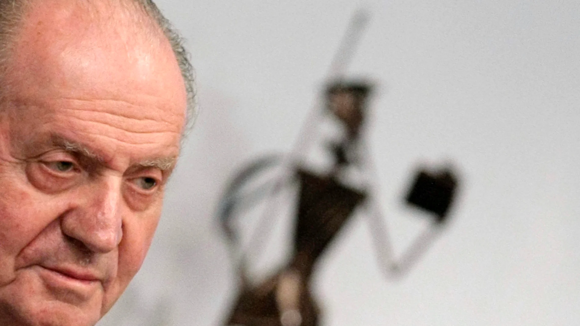 Don Juan Carlos, durante el acto de entrega de galardones de la XXVIII edición de los Premios Internacionales de Periodismo "Rey de España"