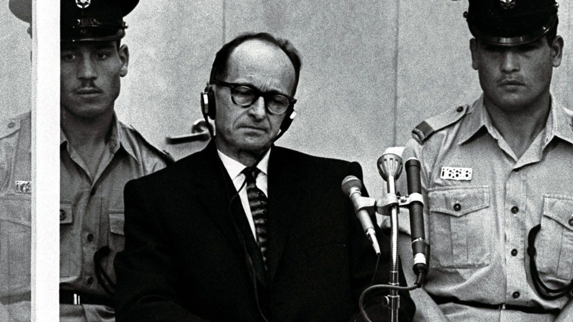 Eichmann, durante su tristemente famoso juicio en Jerusalén