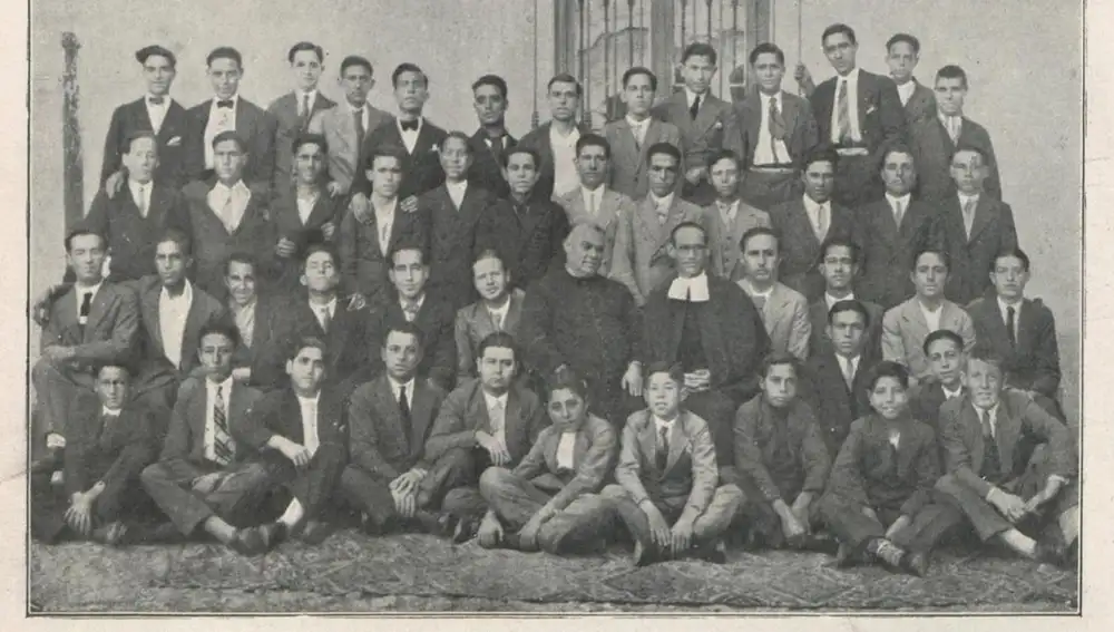 Antiguos alumnos del colegio de San José, en Ciudad Real