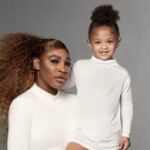 Serena Williams, junto a hija