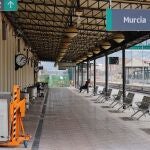 Vista de la estación del Carmen de Murcia
