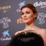 La actriz Marta Nieto, posa en la alfombra roja en la 35 edición de los Premios Goya en el Teatro del Soho CaixaBank de Málaga a 6 de marzo del 202106 MARZO 2021Álex Zea / Europa Press
