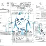 Documentos y facturas presentadas en el juicio