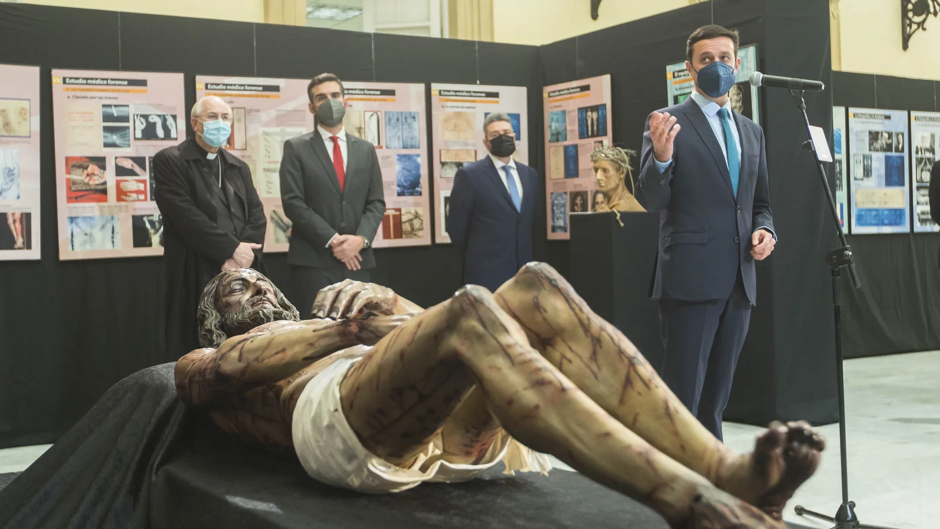 Inauguración de la exposición "El Hombre de la Sábana Santa"