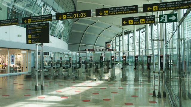 Zona de salidas internacional del aeropuerto de Valencia