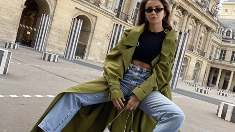 Alexandra Pereira con mocasines de Prada y calcetines