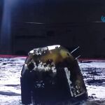 Cápsula de la sonda Chang'e-5 de China, que aterrizó la cara visible de la Luna en diciembre de 2020, tras su reentrada en la Tierra