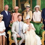 Foto de familia en el bautizo de Archie, el hijo de los duques de Sussex