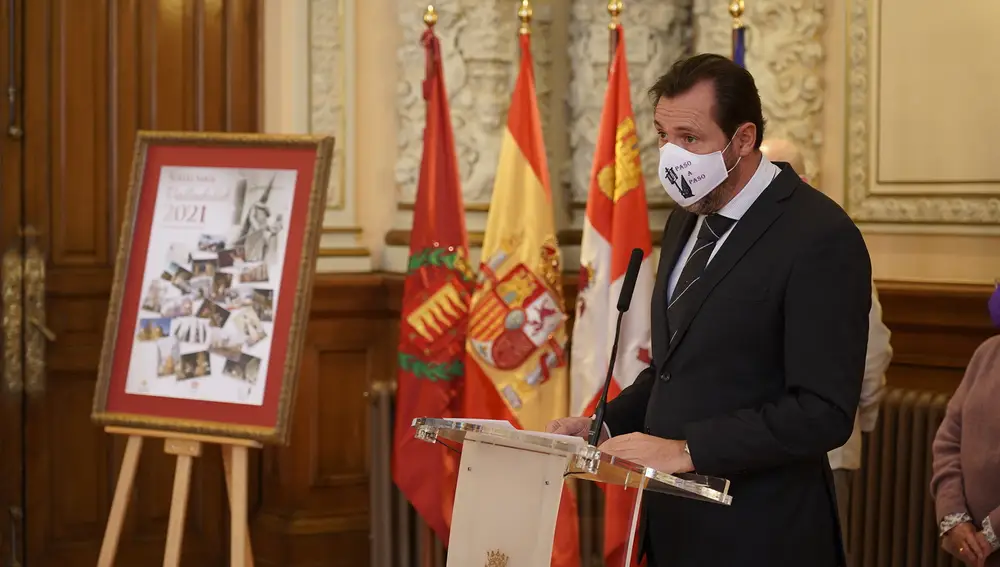 El alcalde de Valladolid, Óscar Puente, anuncia el cartel y la pregonera de la Semana Santa de Valladolid