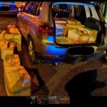 La banda utilizaba vehículos todo terreno para transportar la droga una vez en tierra